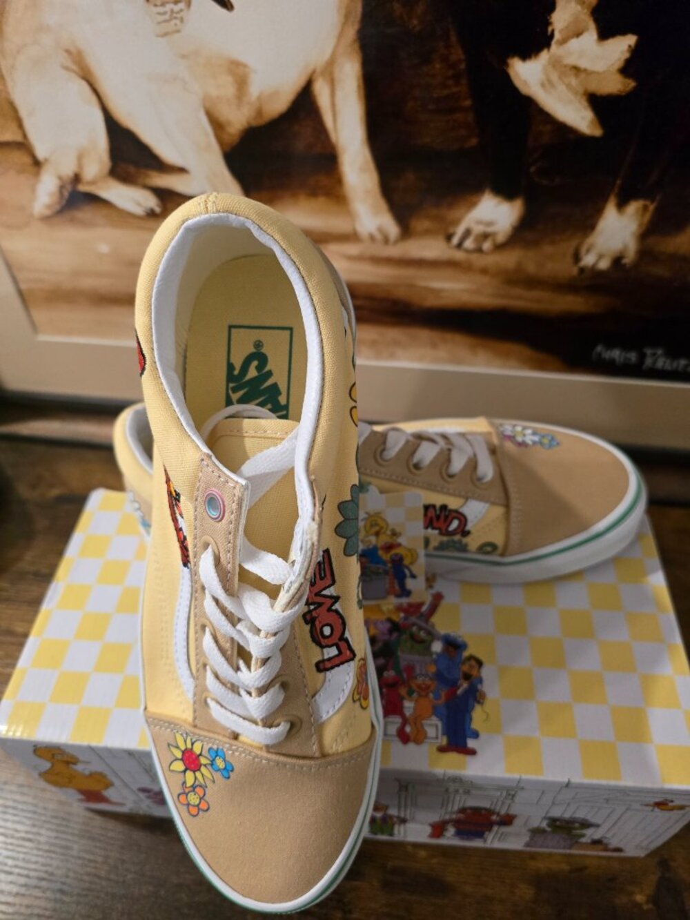 VANS x Sesame Street Elmo Old Skool Sneakers Shoes Women's Sz 7.5 US NEW RARE - Picture 4 of 16